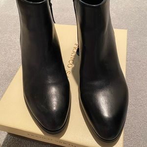 Franco Sarto Black Ankle Boots